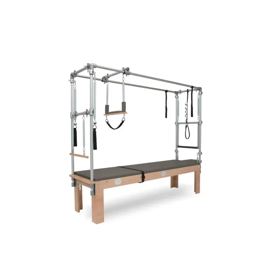 BASI Systems Pilates Cadillac Trapeze Table - Dark Cool Sand color option full view