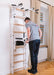 BenchK 732W white wall bars detail
