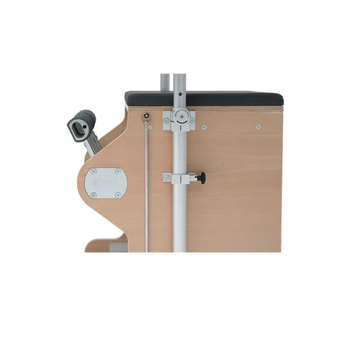 BASI Systems Wunda Chair - side view showing split pedal design and adjustable spring tension settings