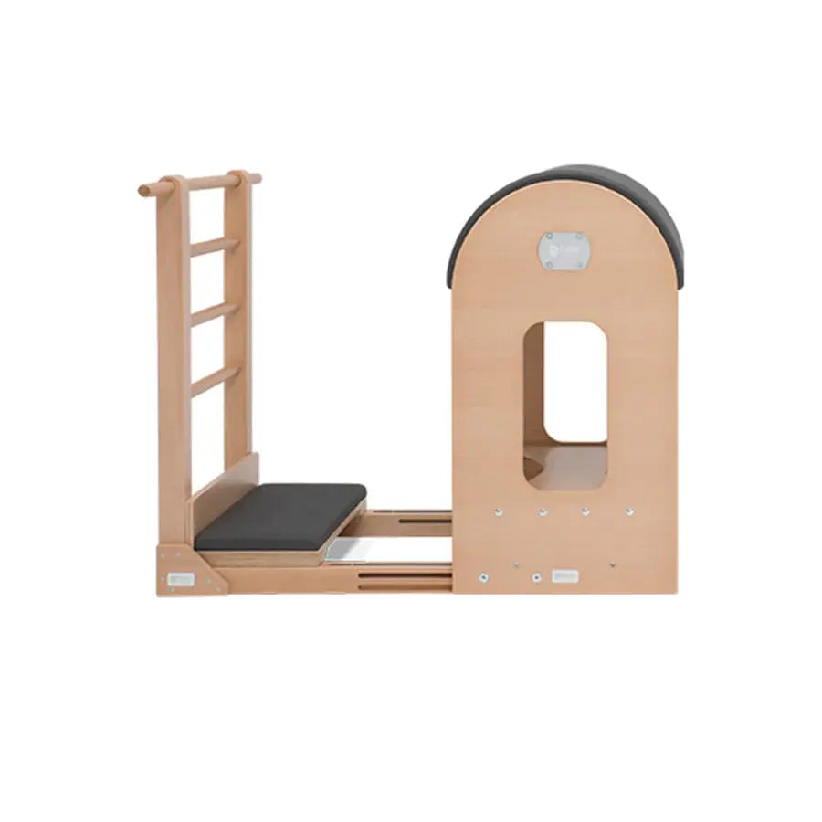 BASI Systems Pilates Ladder Barrel - overhead view showing rungs and barrel shape