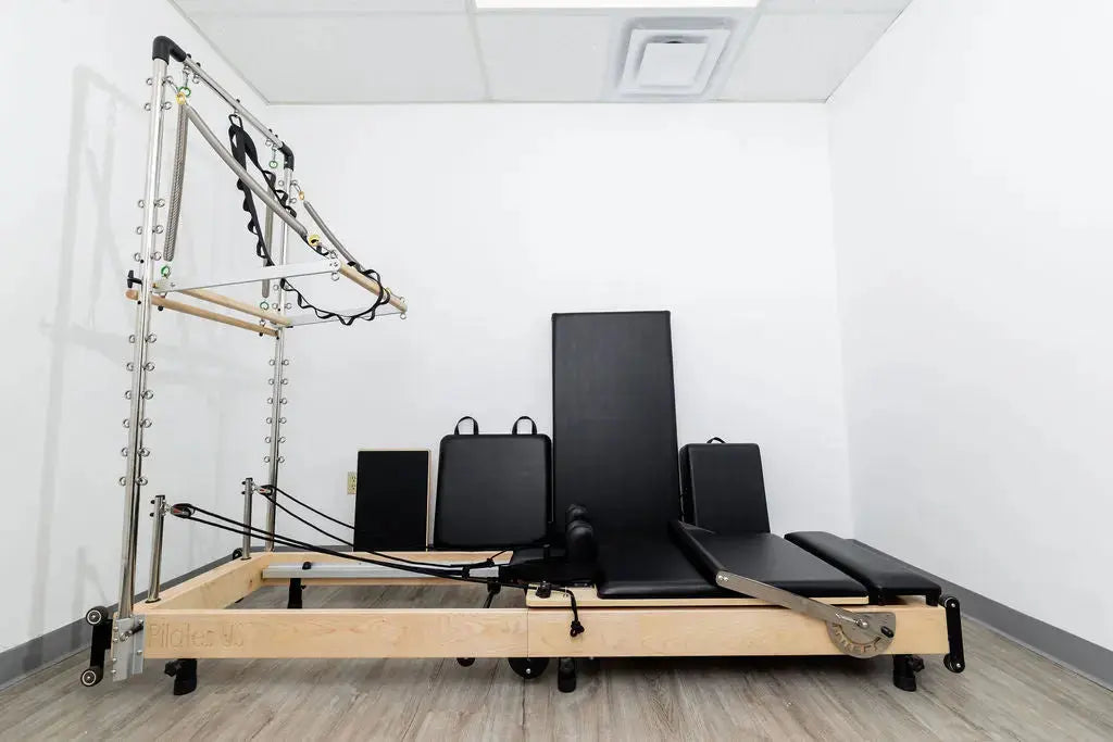 Janet Elite Plus Foldable Pilates Reformer – Studio Grade Luxury Maple Wood Home Pilates Machine - RE016 Personal Hour