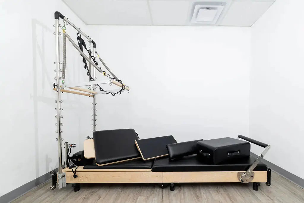 Janet Elite Plus Foldable Pilates Reformer – Studio Grade Luxury Maple Wood Home Pilates Machine - RE016 Personal Hour