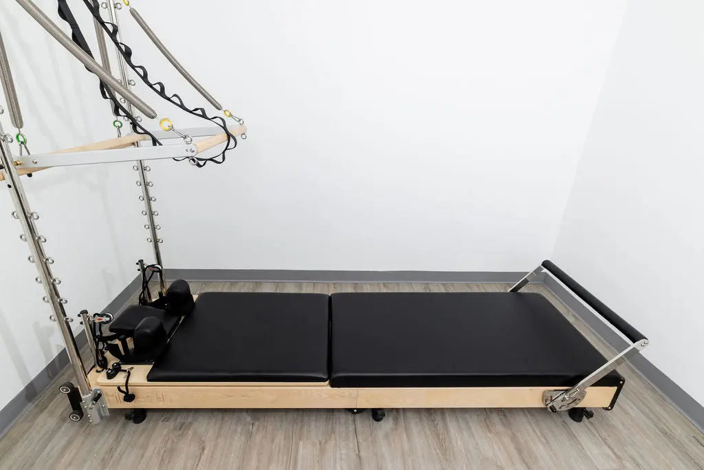 Janet Elite Plus Foldable Pilates Reformer – Studio Grade Luxury Maple Wood Home Pilates Machine - RE016 Personal Hour