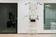 BenchK 732W white Series 7 wall-mounted gym