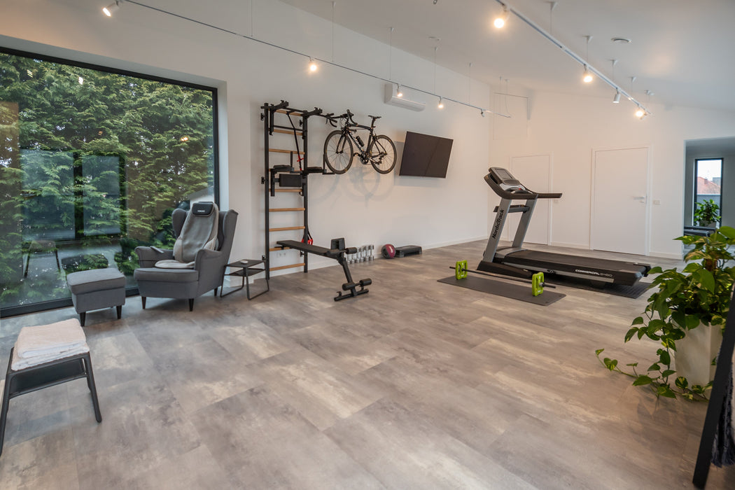 BenchK 733B black wall bars complete home gym configuration