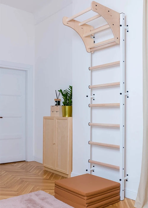 BenchK 711W adjustable wooden pull-up bar detail