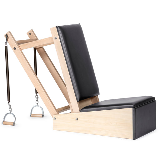 Elina Pilates Baby Chair - front view of baby chair pilates accessory with seat and handles