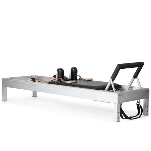 Elina Pilates Classic Reformer Bundle - full unit front view showing reformer and included accessories