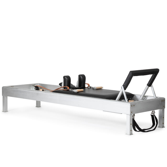 Elina Pilates Classic Reformer Bundle - full unit front view showing reformer and included accessories