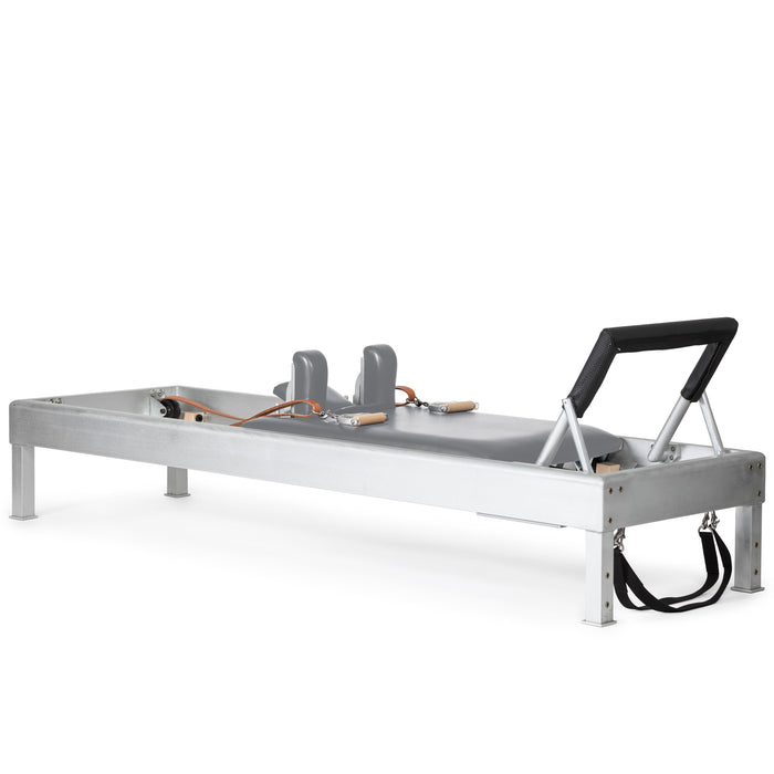 Elina Pilates Classic Reformer Bundle - close-up of headrest, shoulder pads, and carriage detail