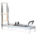 Elina Pilates Classic Reformer with Tower - side view showing classic reformer frame and tower height