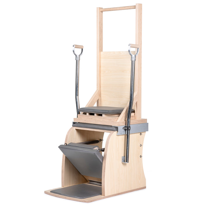 Elina Pilates Combination Wunda Electric Chair - front view of combination chair with pedal system