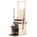 Elina Pilates Combination Wunda Electric Chair - angled view showing dual pedal configuration