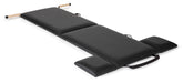 Elina Pilates Folding Mat with Handles - side view showing mat folded for compact storage