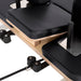Elina Pilates Lignum Reformer Bundle - detail view of shoulder rest pads and headrest on wood reformer