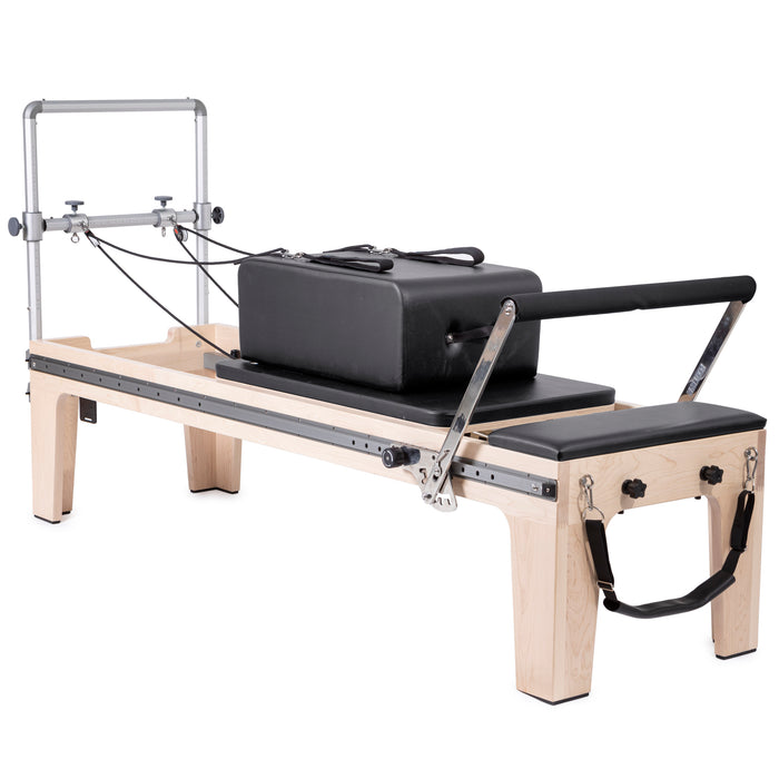 Elina Pilates Master Instructor Physio Reformer Bundle - tower attachment with push-through bar setup