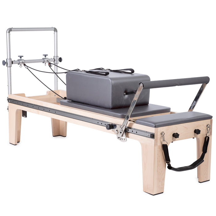 Elina Pilates Master Instructor Physio Reformer Bundle - overhead view showing complete bundle setup and dimensions
