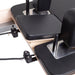 Elina Pilates Master Instructor Reformer Bundle - detail of footbar adjustment mechanism and non-slip grip surface
