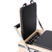 Elina Pilates Master Instructor Reformer Bundle - bundle accessories laid out including jump board and reformer box