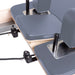 Elina Pilates Master Instructor Reformer Bundle - full reformer with jump board accessory attached to footbar end