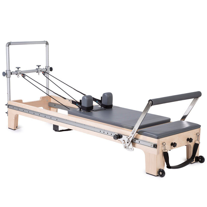 Elina Pilates Master Instructor Reformer Bundle - product packaging and assembly components laid out before setup