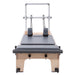 Elina Pilates Master Instructor Reformer Bundle - close-up of gear and ratchet mechanism for footbar height adjustment