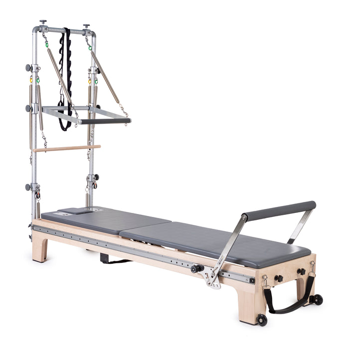 Elina Pilates Master Instructor Reformer with Tower Bundle - overhead view of carriage surface and spring system
