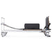 Elina Pilates Mentor Reformer Bundle - side view showing complete reformer dimensions and bundle accessories included