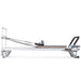 Elina Pilates Mentor Reformer Bundle - angled view highlighting reformer frame and included bundle accessories