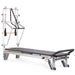 Elina Pilates Mentor Reformer With Tower - side view showing tower height and reformer carriage system