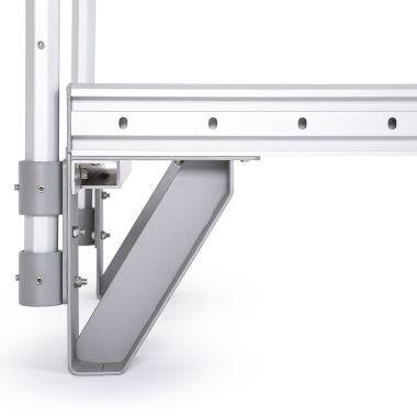 Elina Pilates Mentor Reformer With Tower - in-use shot demonstrating Pilates exercise on mentor reformer with tower