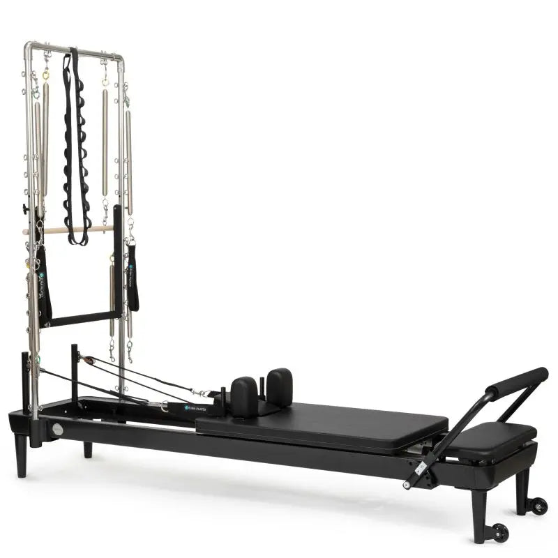 Elina Pilates Nubium Reformer Black Edition full view