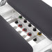 Elina Pilates Nubium Reformer Bundle - third in-use shot showing core strengthening exercise on reformer