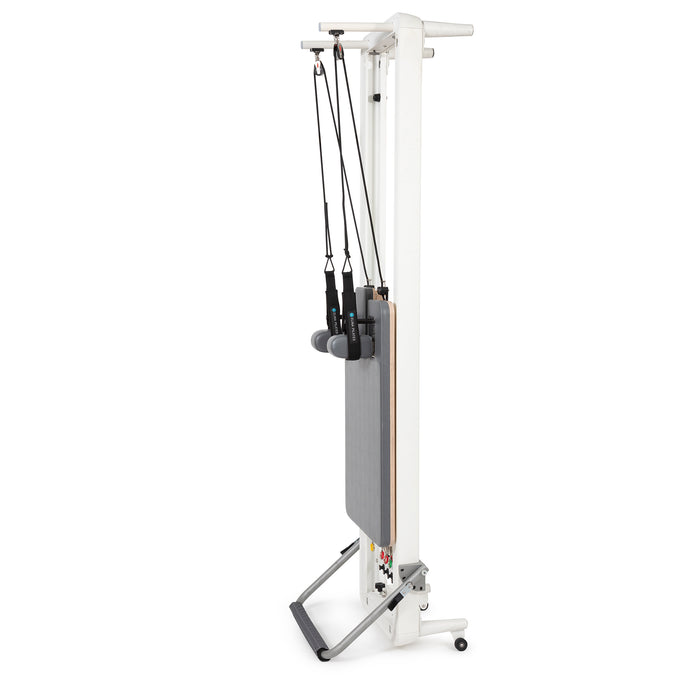 Elina Pilates Nubium Reformer Bundle - lifestyle image showing nubium reformer in home Pilates studio setting