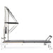 Elina Pilates Nubium Reformer with Tower Bundle - rear view showing tower structure and reformer frame