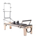 Elina Pilates Master Instructor Fisio Reformer with Tower - front view of professional clinical reformer with tower