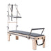 Elina Pilates Master Instructor Fisio Reformer with Tower - angled close view of fisio reformer carriage padding and ropes