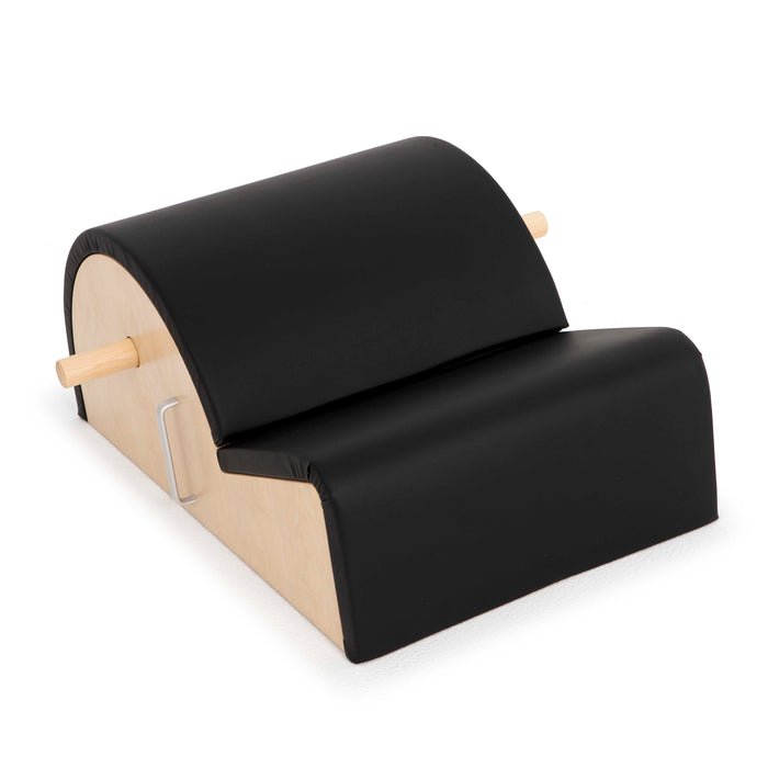 Elina Pilates Spine Corrector - front view showing classic arc barrel for spinal alignment and pilates rehabilitation