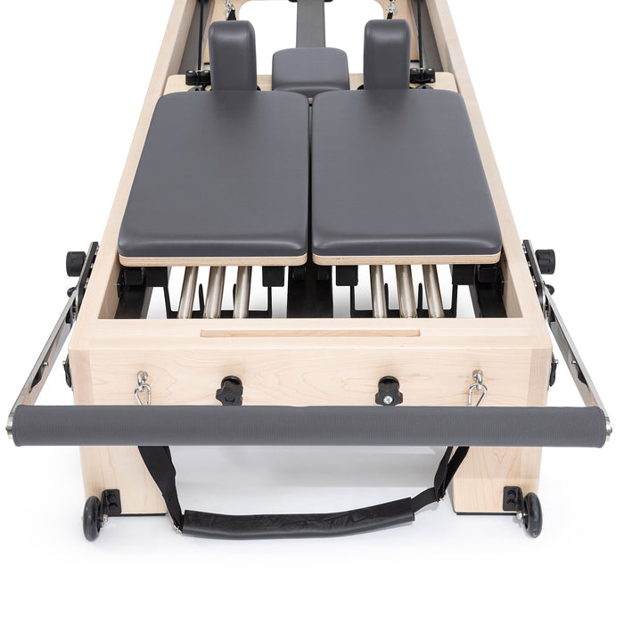 Elina Pilates Twin Reformer - two clients exercising simultaneously in Pilates studio setting