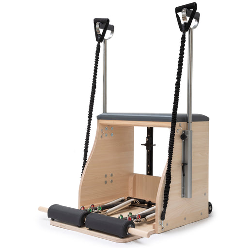 Elina Pilates Wood Pilates Chair ELITE Combo Chair with handles - front view