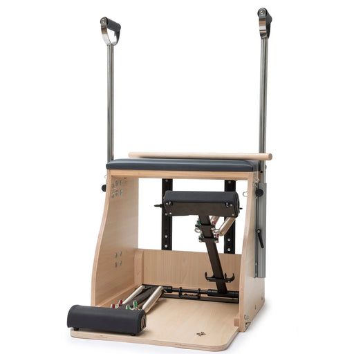 Elina Pilates Wood Pilates Chair ELITE Combo Chair with handles - side view