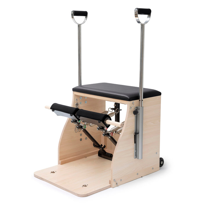 Elina Pilates Wood Pilates Chair ELITE Combo Chair with handles - studio lifestyle view