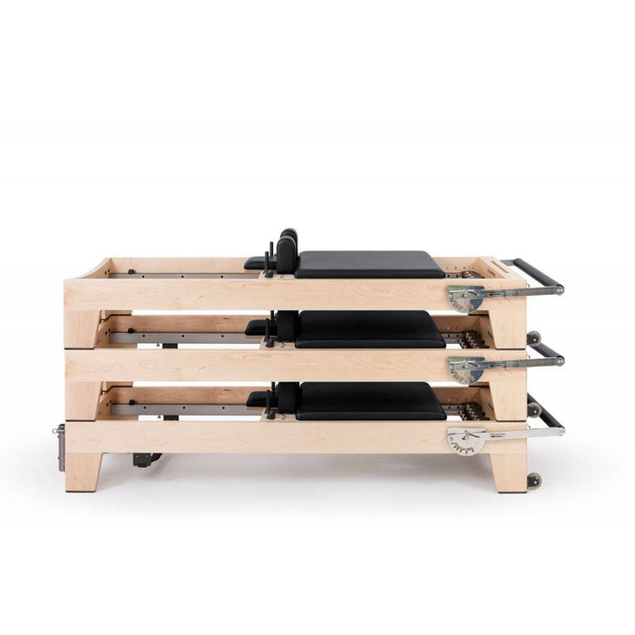 Elina Pilates Wood Reformer for Pilates ELITE With Tower - close-up detail