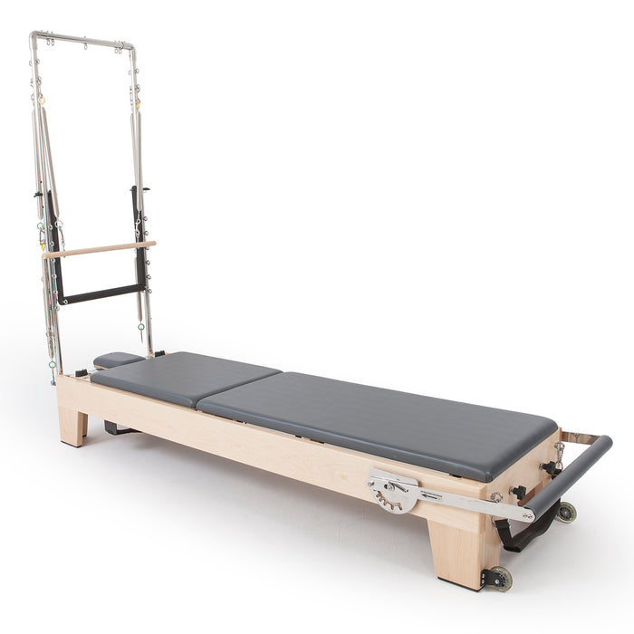 Elina Pilates Wood Reformer for Pilates ELITE With Tower - tower attachment view