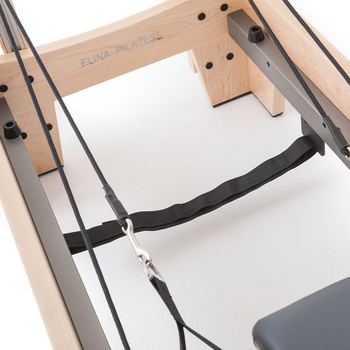 Elina Pilates Wood Reformer for Pilates ELITE With Tower - spring system detail