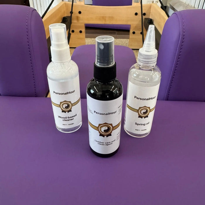 Pilates Reformer Care Bundle - Clean Sanitize and Protect - Springs Wood and Cushion AC00511 Personal Hour