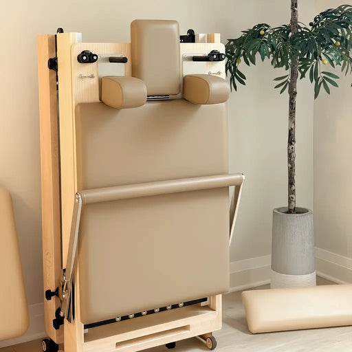 Janet Elite Plus Foldable Pilates Reformer – Studio Grade Luxury Maple Wood Home Pilates Machine - RE016 Personal Hour
