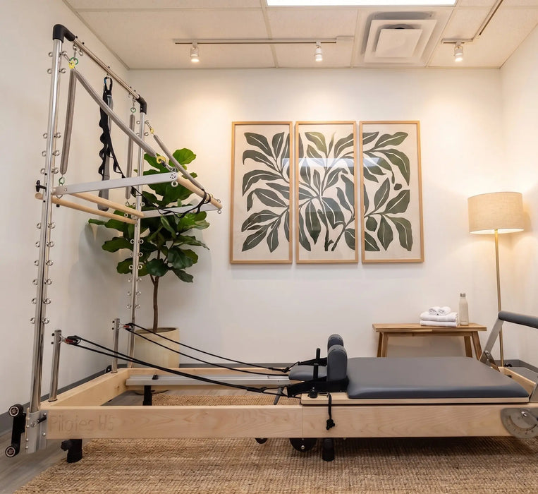 Janet Elite Plus Foldable Pilates Reformer – Studio Grade Luxury Maple Wood Home Pilates Machine - RE016 Personal Hour