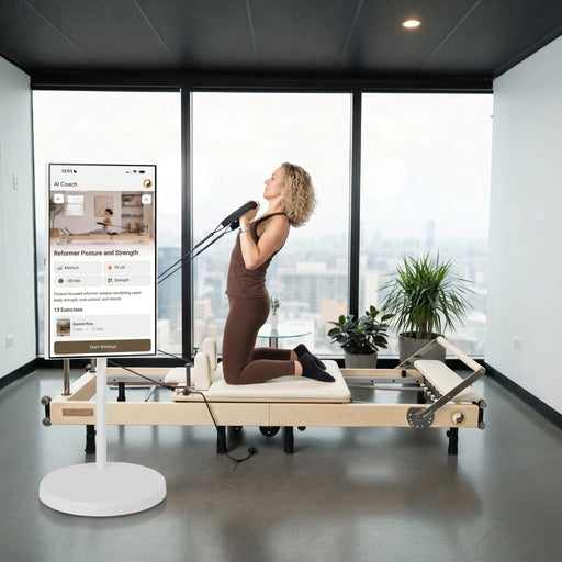 With Large Smart Screen - Janet Elite 2.0 – Foldable Pilates Reformer - RE015 Personal Hour