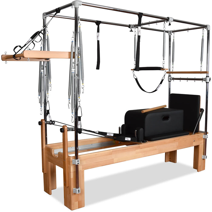 High-frame Cadillac Reformer with jump board and sitting box included

